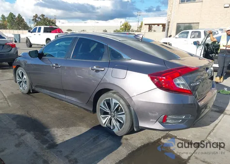 2017 Honda Civic Ex-L from USA, damaged, VIN 19XFC1F72HE212669